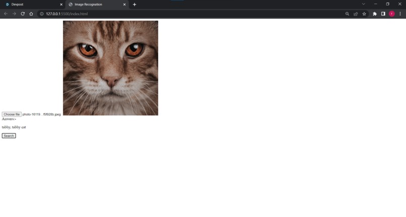 Image Recognation – screenshot 1