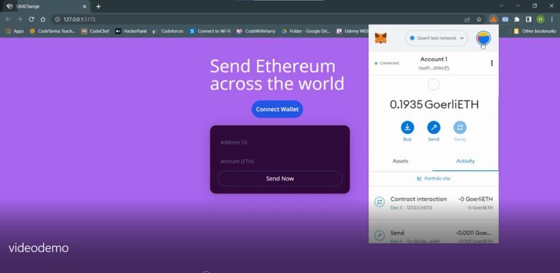 EthXChange – screenshot 3