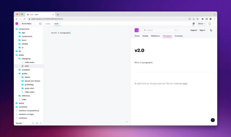 Motif – screenshot 1