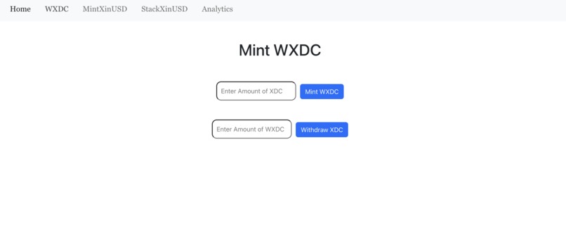 XinUSD – screenshot 2