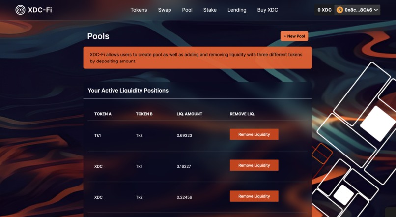 XDC-Fi – screenshot 6