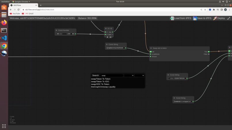 XDCFlow – screenshot 4