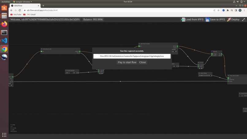 XDCFlow – screenshot 5