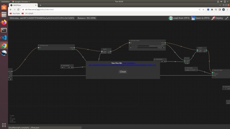 XDCFlow – screenshot 6