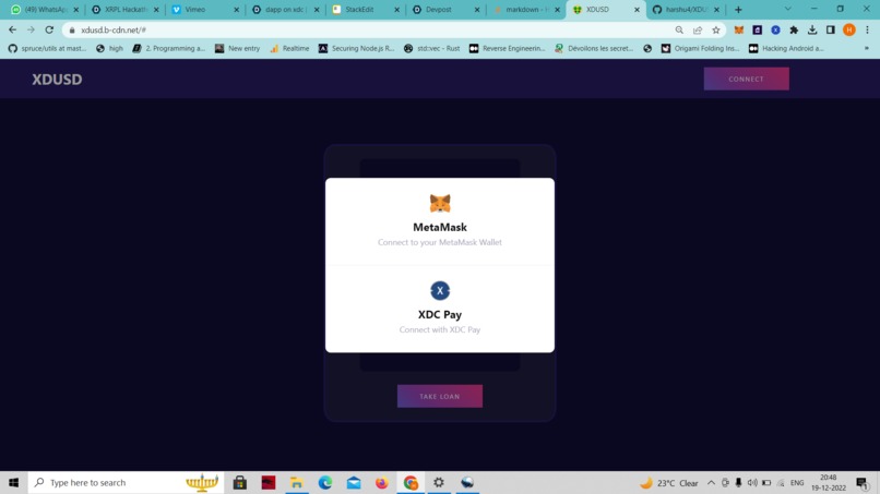 XDUSD – screenshot 1