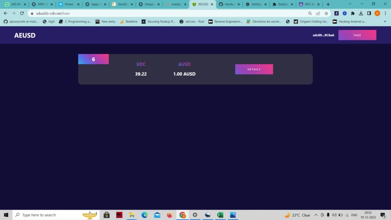 XDUSD – screenshot 4