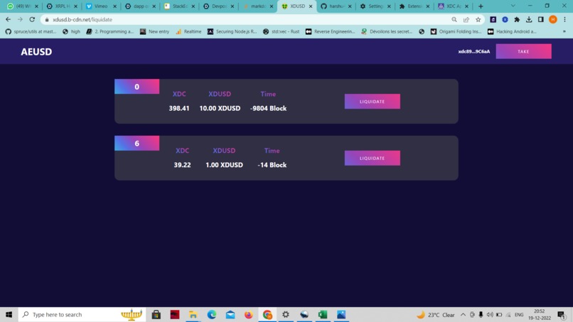 XDUSD – screenshot 5