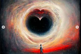 The event horizon of love - Animated