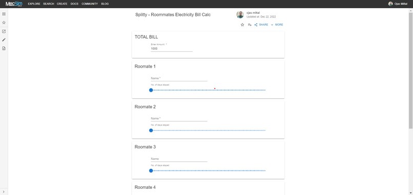 Splitty - Roommates Electricity Bill Calc – screenshot 2