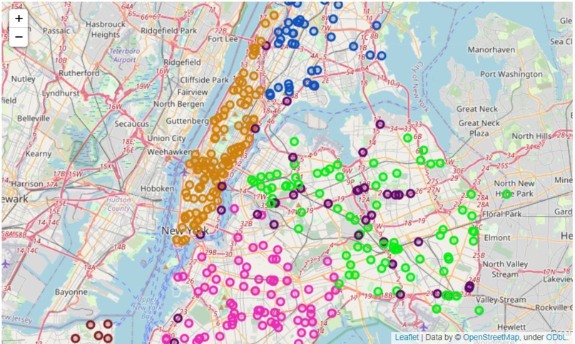 NYC Vehicle Collision Visualization – screenshot 1