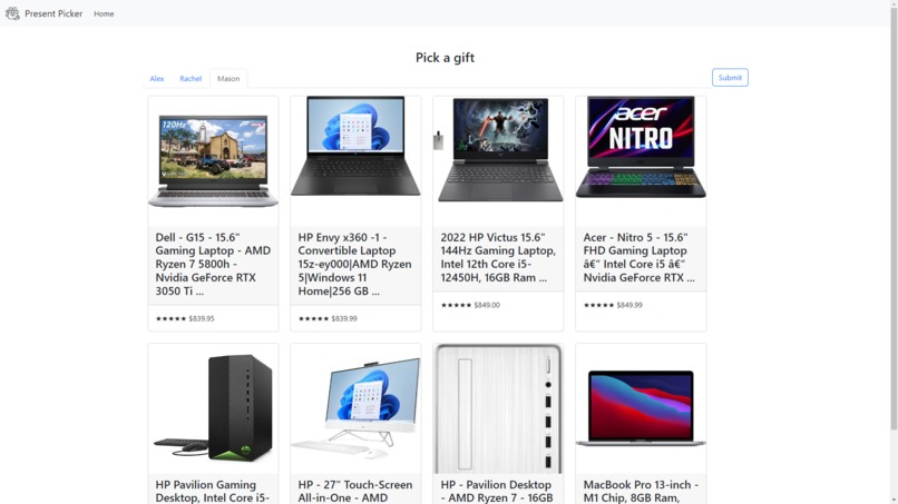 Present Picker – screenshot 3