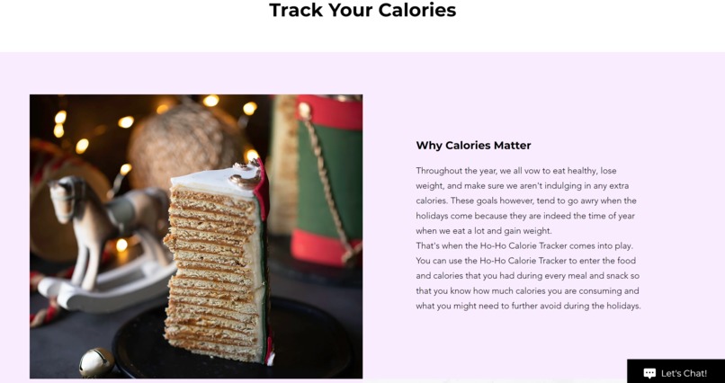 Ho-Ho-Calorie Tracker – screenshot 4