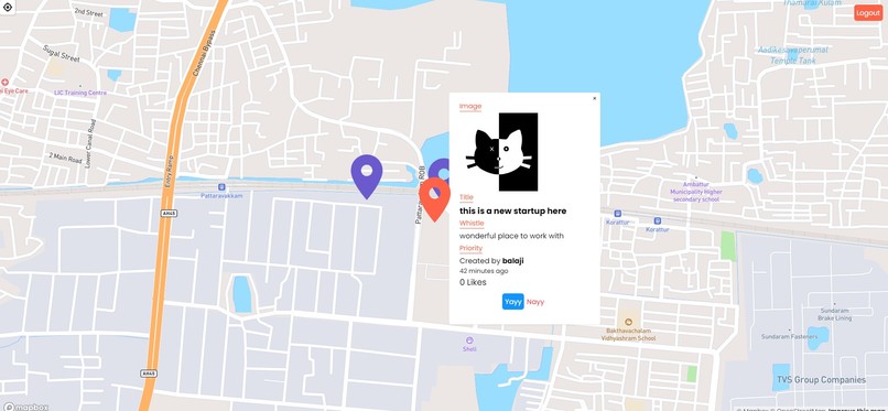 GeoWhistle - Geo location based twitter – screenshot 3