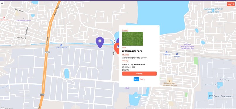 GeoWhistle - Geo location based twitter – screenshot 4