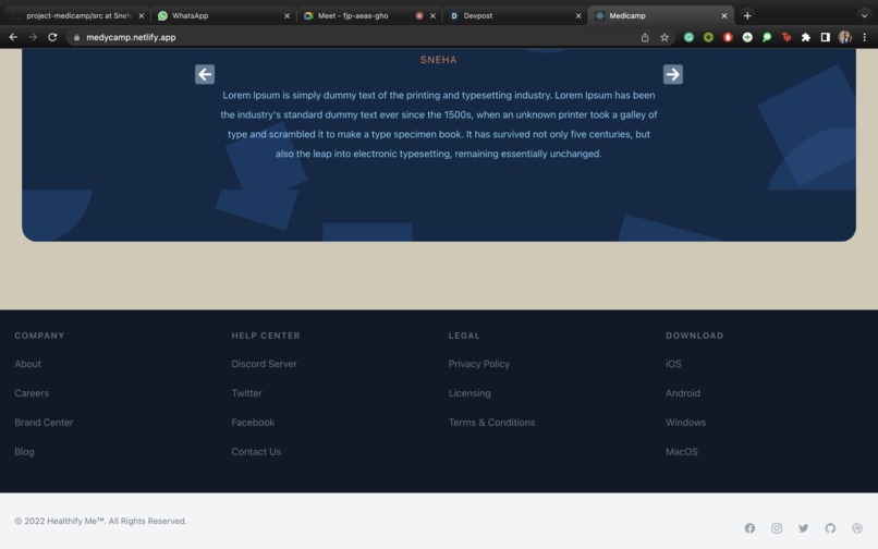 Medicamp – screenshot 2