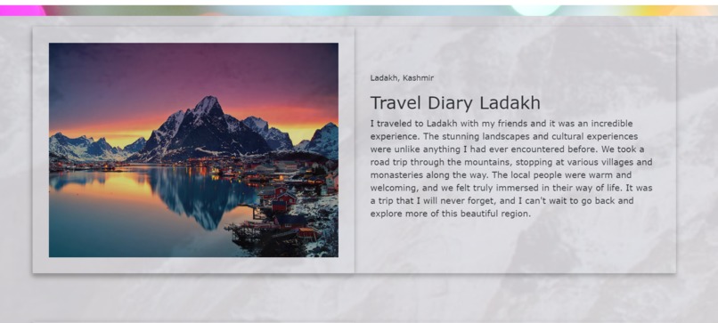 Project Travelog – screenshot 2