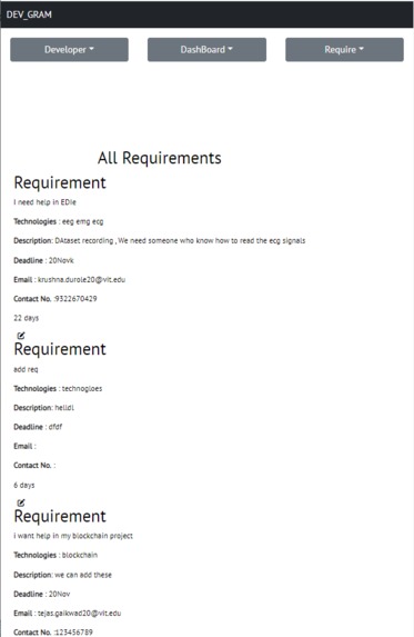 DevGram – screenshot 4