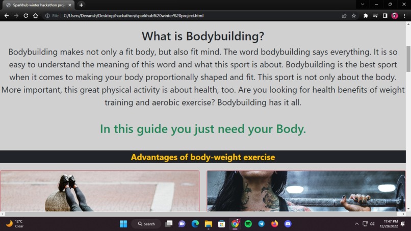 BodyBuilding Guide Website – screenshot 2