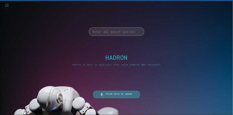 Hadron-Voice Assistant – screenshot 1