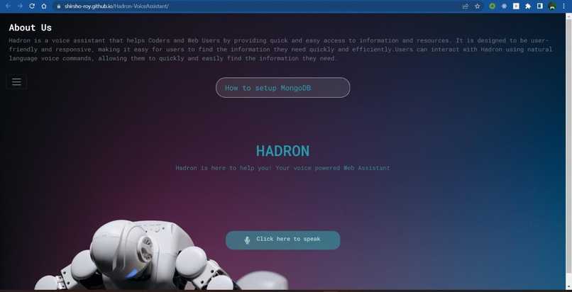 Hadron-Voice Assistant – screenshot 2