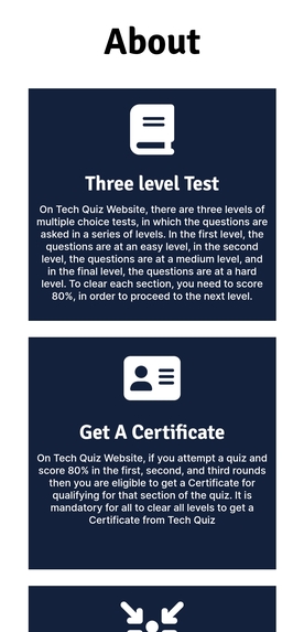 Online knowledge Assessment  – screenshot 5
