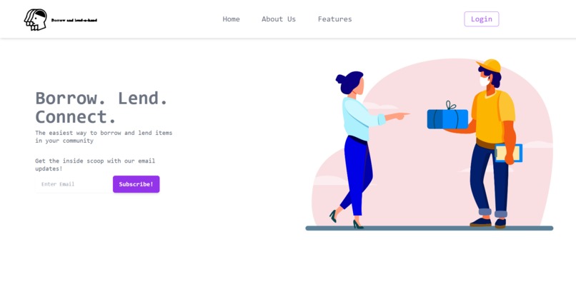 Borrowandlend-a-hand – screenshot 1