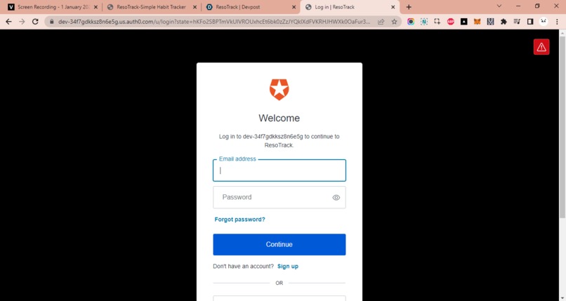 ResoTrack – screenshot 2