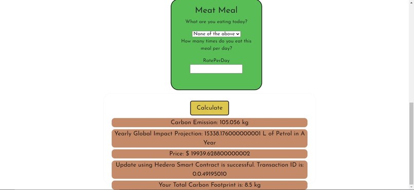 Carbon Tracker – screenshot 2