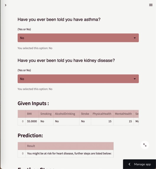 Accessible South Asian Heart Health Calculator – screenshot 1