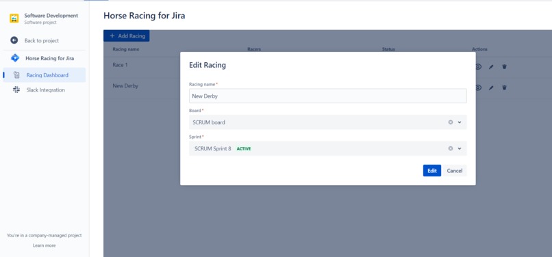 Horse Racing for Jira – screenshot 3
