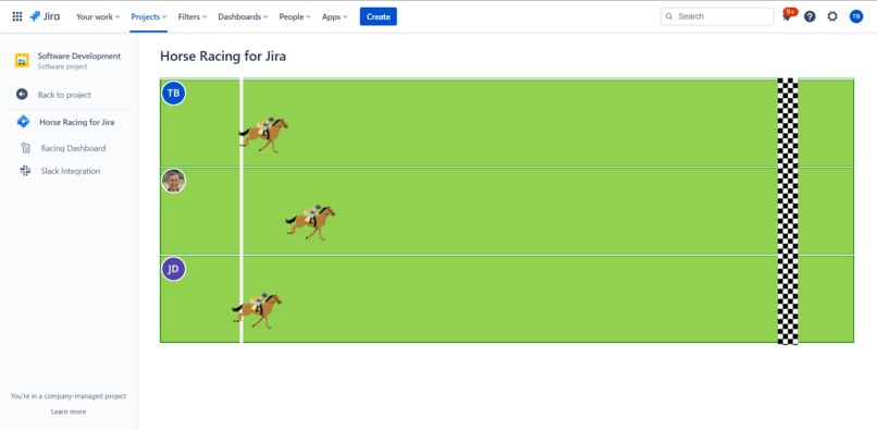 Horse Racing for Jira – screenshot 2