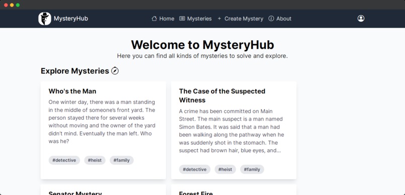 MysteryHub – screenshot 3
