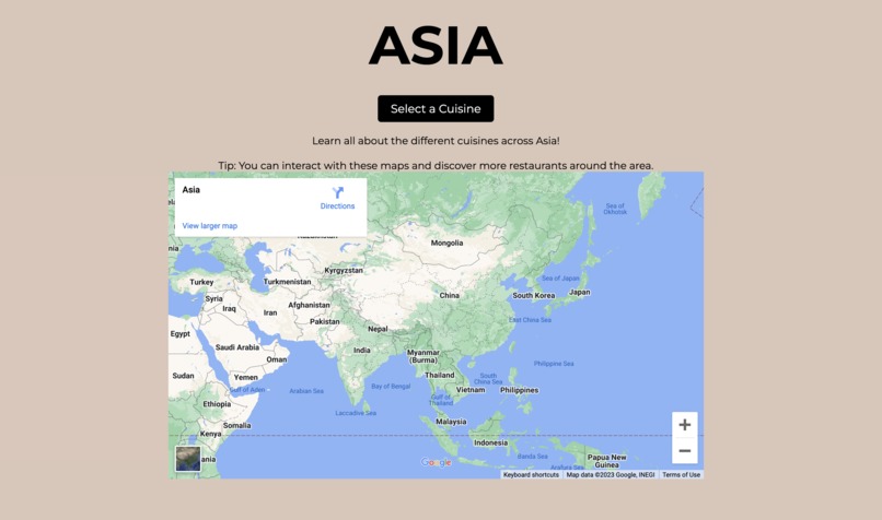 The Culinary Globe – screenshot 2