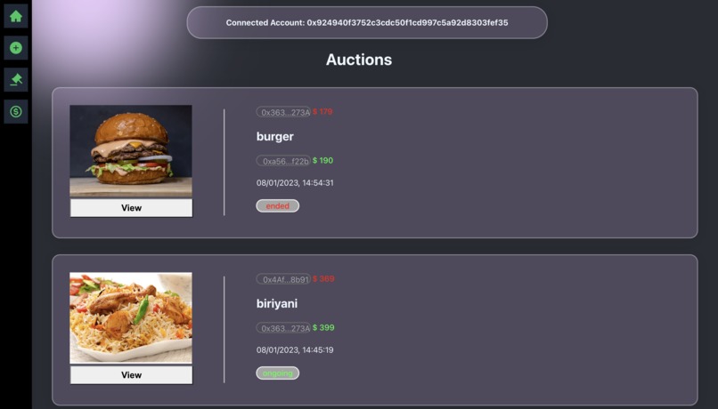 BlockBid – screenshot 1