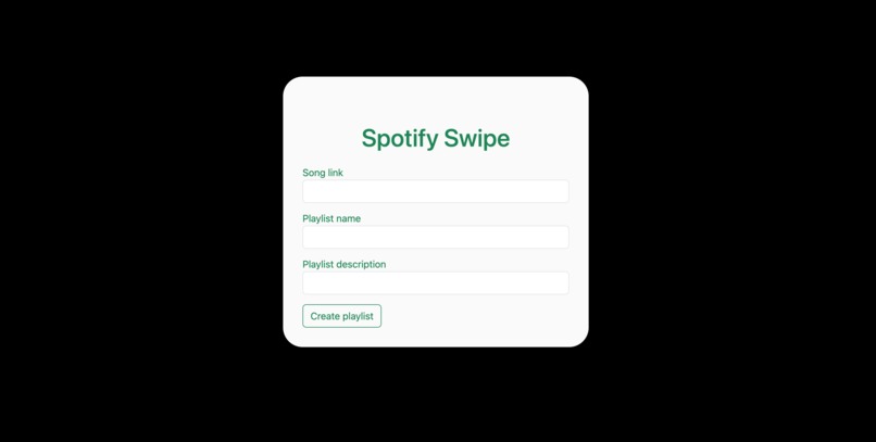 Spotify Swipe – screenshot 2