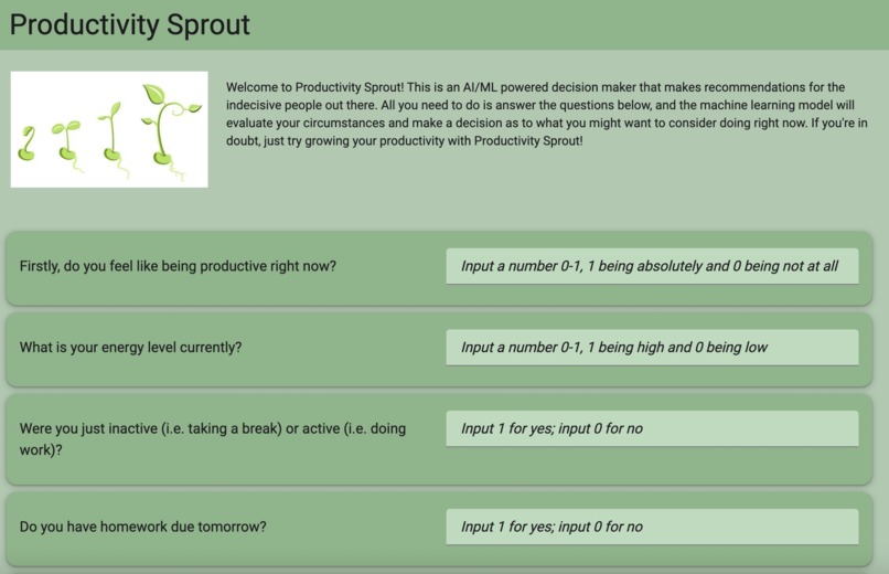 Productivity Sprout – screenshot 1