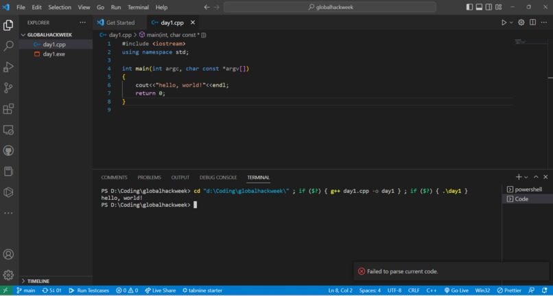 Hello World! – screenshot 1