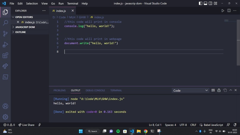 Hello, World! – screenshot 1