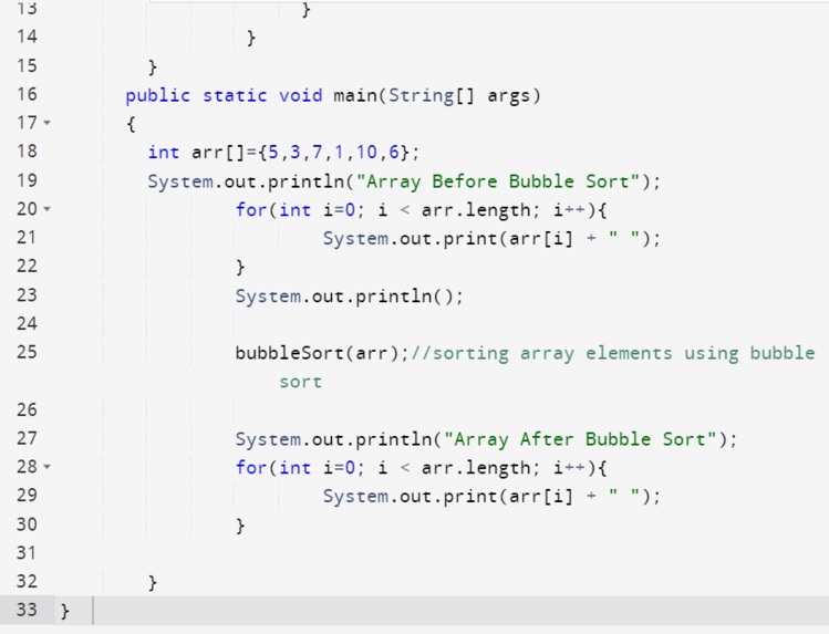 Bubble Sort – screenshot 1