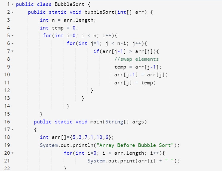 Bubble Sort – screenshot 2