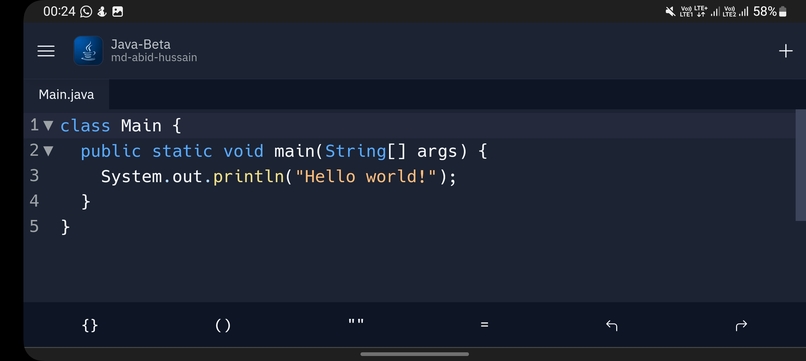 Hello, World – screenshot 1