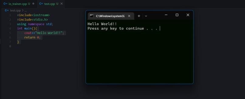 Hello World – screenshot 1