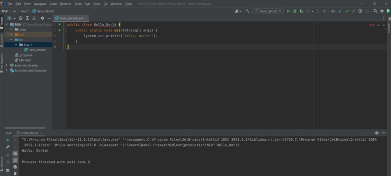 Hello, World! – screenshot 1