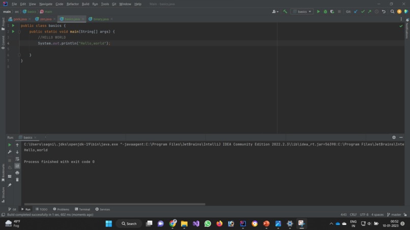 HELLO WORLD – screenshot 1