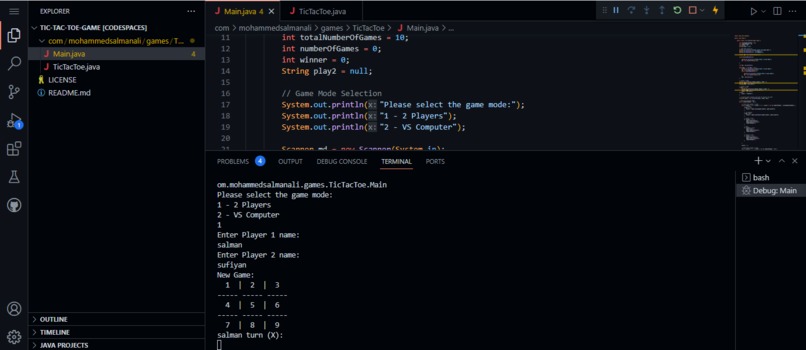 TicTacToe – screenshot 1