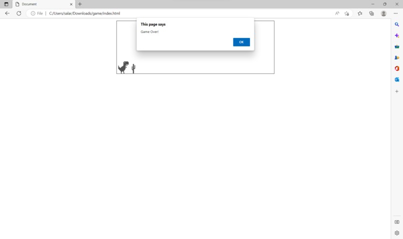 JavaScript Game – screenshot 1