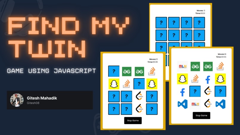 Design a JavaScript Game - Find My Twin – screenshot 1