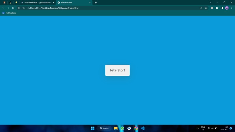 Design a JavaScript Game - Find My Twin – screenshot 2