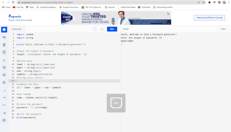  Password Generator  – screenshot 1