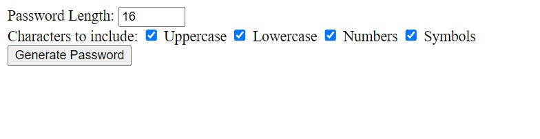 Password Generator – screenshot 1